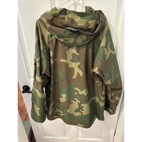 Mens Military Issue Gore-Tex‎ Woodland Camouflage Jacket Size Large Regular - Picture 4 of 4